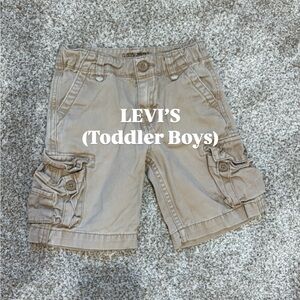 Levi's 3T Toddler Boy Tan Cargo Shorts